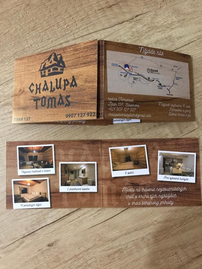 Chalupa Tomas Ždiar Buitenkant foto